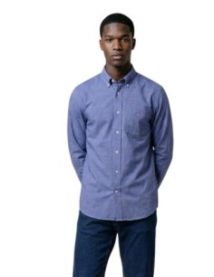 Gant Chemise Homme – Bleu azur, coton premium et style raffiné