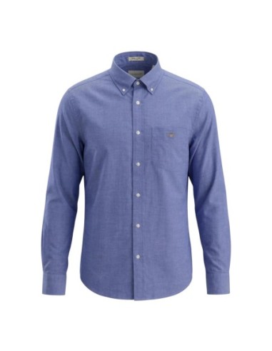 Gant Chemise Homme – Bleu azur, coton premium et style raffiné