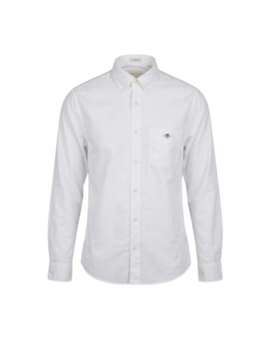 Gant Chemise Homme – Blanc, coton premium et élégance moderne