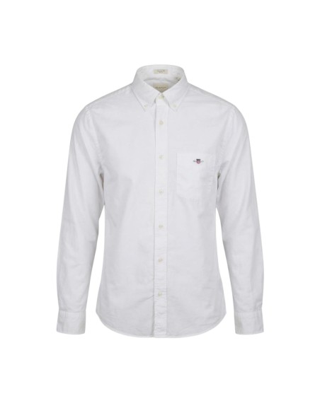 Gant Chemise Homme – Blanc, coton premium et élégance moderne