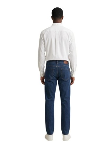 Gant Chemise Homme – Blanc, coton premium et élégance moderne