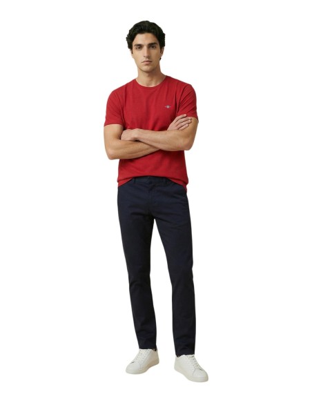 Gant T-Shirt Homme – Rouge, coton doux et style moderne