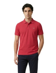 Gant Polo Homme – Rouge, style dynamique et confort stretch