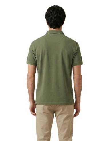 Gant Polo Homme – Vert, coupe moderne et confort stretch