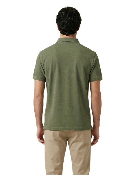 Gant Polo Homme – Vert, coupe moderne et confort stretch