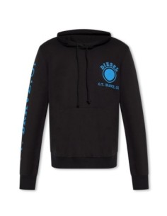 Diesel Sweatshirt Homme – Noir, capuche et style urbain