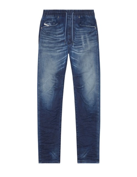 Diesel Jeans Homme – Bleu, effet usé et style moderne