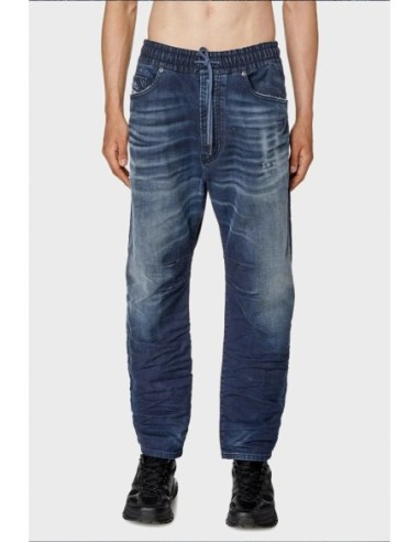 Diesel Jeans Homme – Bleu, effet usé et style moderne