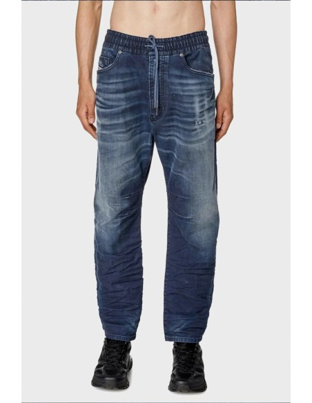 Diesel Jeans Homme – Bleu, effet usé et style moderne