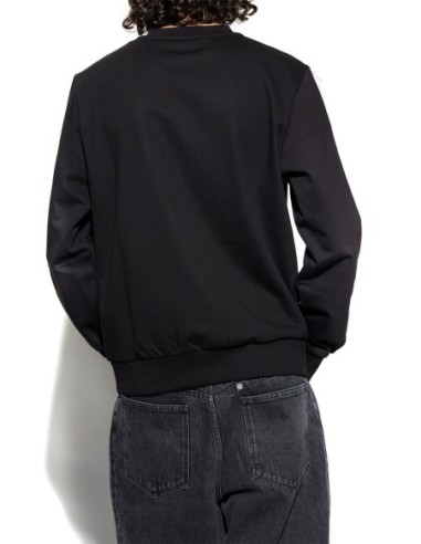 Diesel Sweatshirt Homme – Noir, imprimé graphique et confort moderne