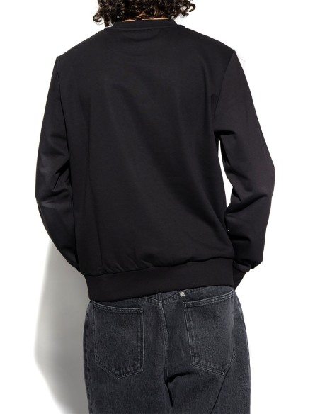 Diesel Sweatshirt Homme – Noir, imprimé graphique et confort moderne