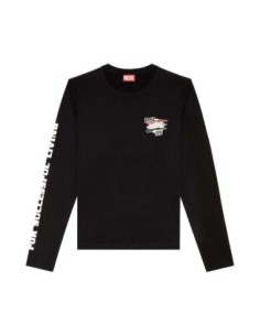 Diesel Sweatshirt Homme – Noir, imprimé moderne et style urbain