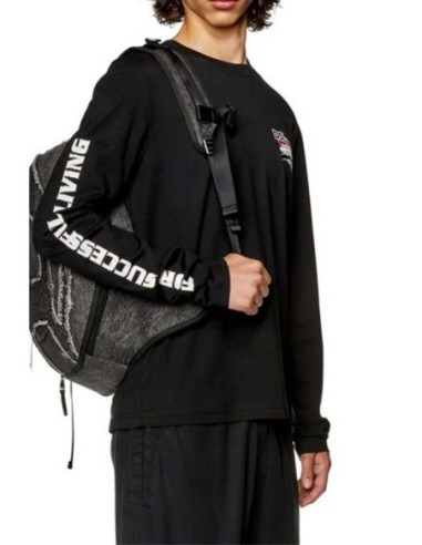 Diesel Sweatshirt Homme – Noir, imprimé moderne et style urbain