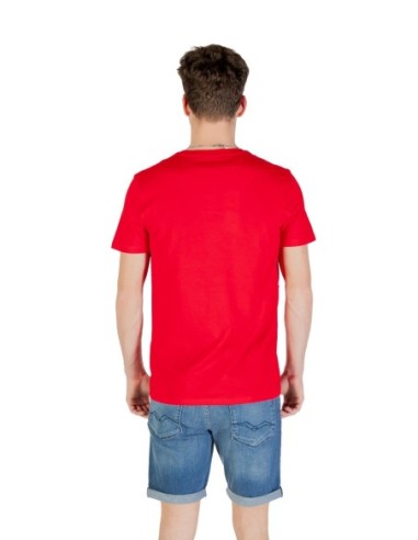 Lacoste T-Shirt Homme – Rouge, style iconique et coton doux