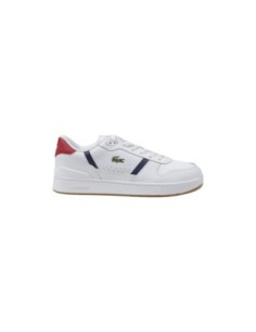 Lacoste Baskets Homme – Blanc, cuir premium et style sportif