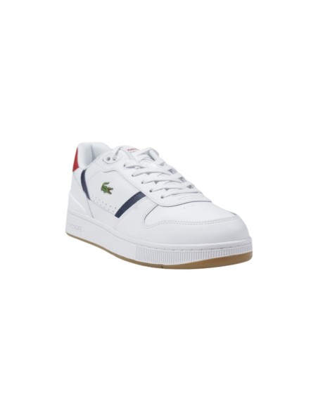 Lacoste Baskets Homme – Blanc, cuir premium et style sportif