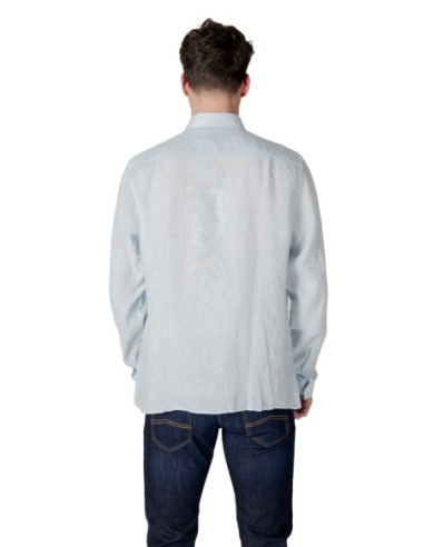 Lacoste Chemise Homme – Bleu azur, lin premium et élégance estivale