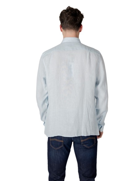 Lacoste Chemise Homme – Bleu azur, lin premium et élégance estivale