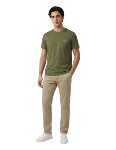Gant T-Shirt Homme – Vert, coton doux et style moderne