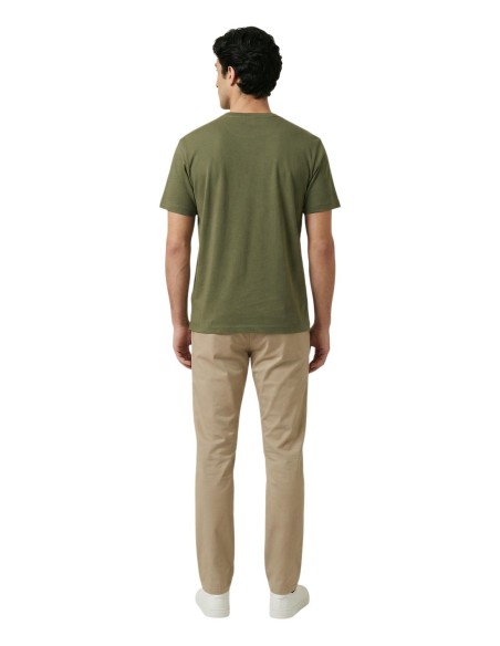 Gant T-Shirt Homme – Vert, coton doux et style moderne
