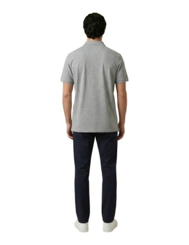 Gant Polo Homme – Gris, coupe moderne et confort stretch