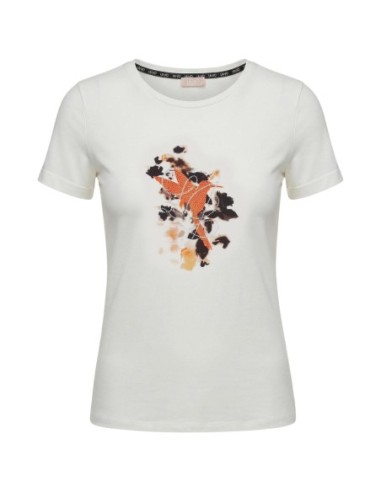 Liu Jo T-Shirt Femme – Beige, imprimé moderne et confort stretch