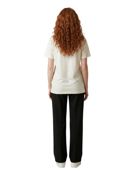 Liu Jo T-Shirt Femme – Beige, imprimé moderne et coupe féminine