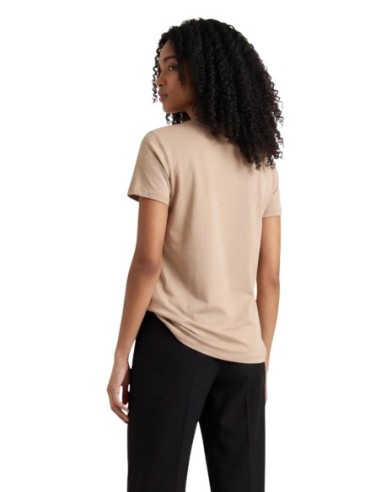 Liu Jo T-Shirt Femme – Beige, coupe moderne et confort coton