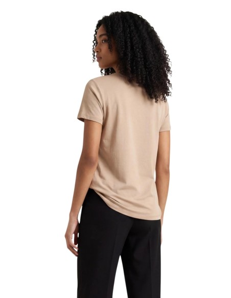 Liu Jo T-Shirt Femme – Beige, coupe moderne et confort coton