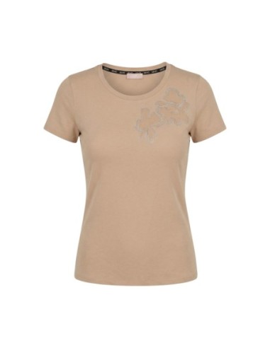 Liu Jo T-Shirt Femme – Beige, coupe moderne et confort coton