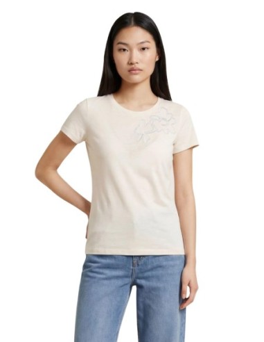 Liu Jo T-Shirt Femme – Beige, style moderne et coupe épurée