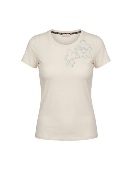Liu Jo T-Shirt Femme – Beige, style moderne et coupe épurée