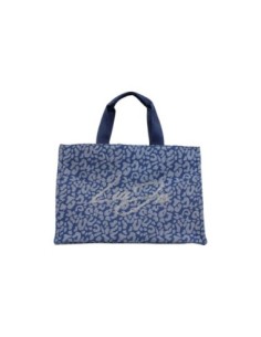 Liu Jo Sac Femme – Bleu, motif léopard et format pratique