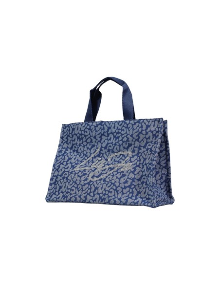 Liu Jo Sac Femme – Bleu, motif léopard et format pratique