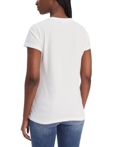 Liu Jo T-Shirt Femme – Blanc, imprimé moderne et style féminin