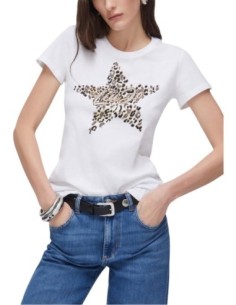 Liu Jo T-Shirt Femme – Blanc, style moderne et confort coton