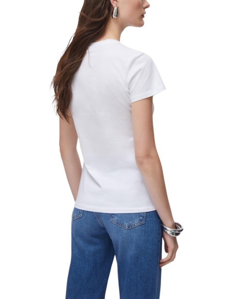 Liu Jo T-Shirt Femme – Blanc, style moderne et confort coton