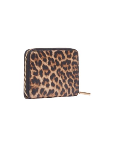 Liu Jo Portefeuille Femme – Marron, motif léopard et format compact