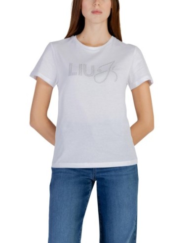 Liu Jo T-Shirt Femme – Blanc, style moderne et confort coton
