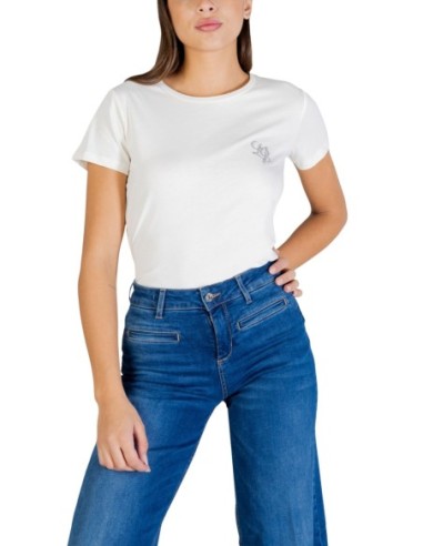 Liu Jo T-Shirt Femme – Blanc, style moderne et coupe élégante