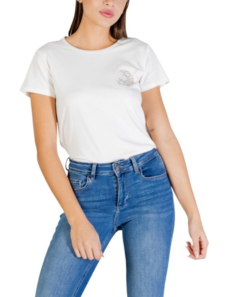 Liu Jo T-Shirt Femme – Blanc, coupe moderne et style épuré
