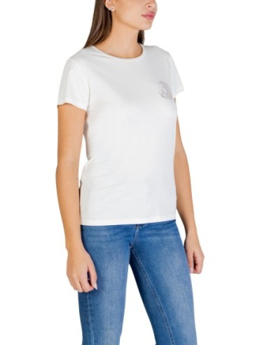 Liu Jo T-Shirt Femme – Blanc, coupe moderne et style épuré