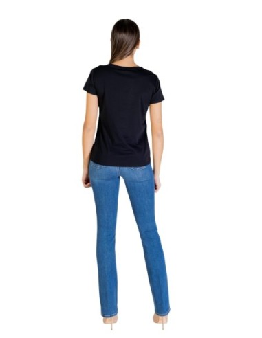 Liu Jo T-Shirt Femme – Noir, coupe moderne et confort coton