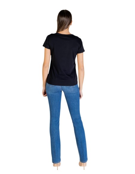 Liu Jo T-Shirt Femme – Noir, coupe moderne et confort coton