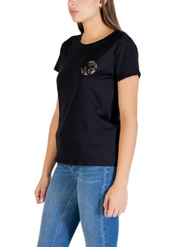 Liu Jo T-Shirt Femme – Noir, style moderne et coupe élégante