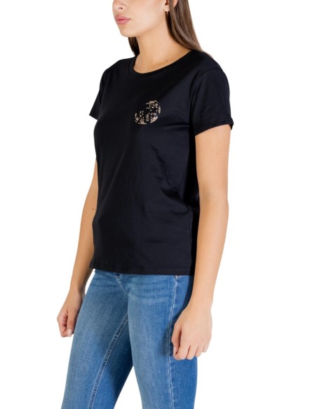 Liu Jo T-Shirt Femme – Noir, style moderne et coupe élégante