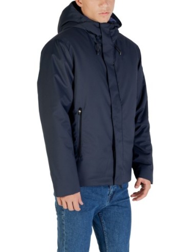 EA7 Veste Homme – Bleu, capuche et style moderne