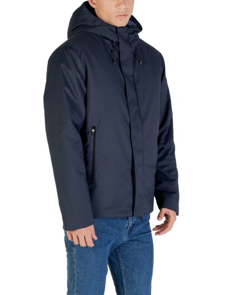 EA7 Veste Homme – Bleu, capuche et style moderne
