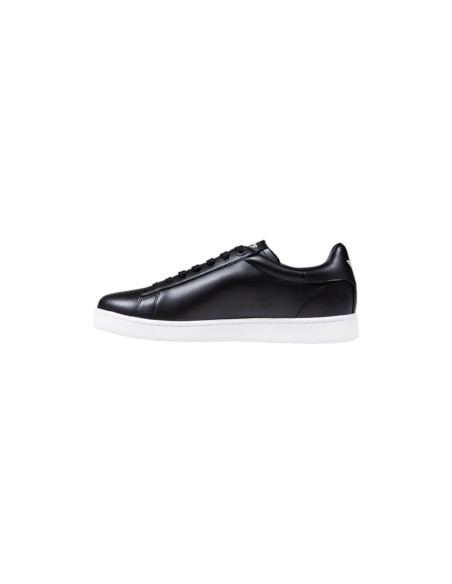 EA7 Baskets Homme – Noir, cuir premium et style sportif