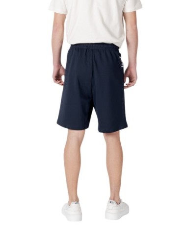 EA7 Bermuda Homme – Bleu, coton doux et style décontracté